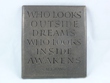 Who Looks Outside Plaque Wall Hanging from Wild Goose Studio WBWG344