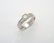 14k Gold Corrib Claddagh Trilogy Ring with Diamonds WBFR124-45