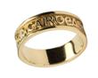 Ladies 14k Gold Gra Dilseacht Cairdeas Love Loyalty Friendship Wedding Band WBWED213