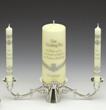 Wedding Pewter Claddagh Unity Candle Holder (candles on included) WBP100